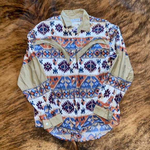 Adobe Rose Tops - Adobe Rose vintage western shirt